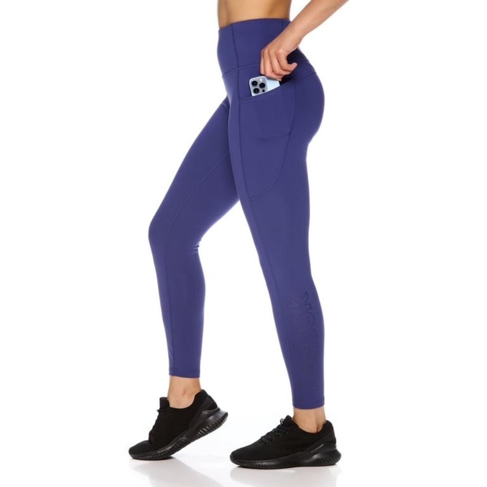 REEBOK blue cobalt Gravity‎ Accelerate Highrise 7/8 Legging size XS NWT